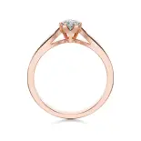 Pierścionek z różowego złota z diamentami AJPZ_078